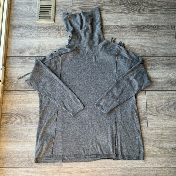 Love  & Legend Cowl Neck Fringe Sweater - Picture 15 of 16